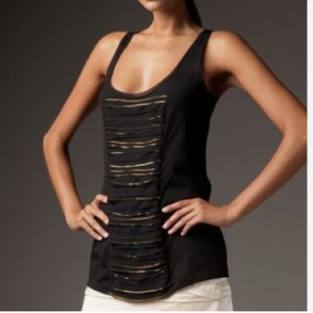 Diane Von Furstenberg Dalmas Chiffon Tank Top XS O